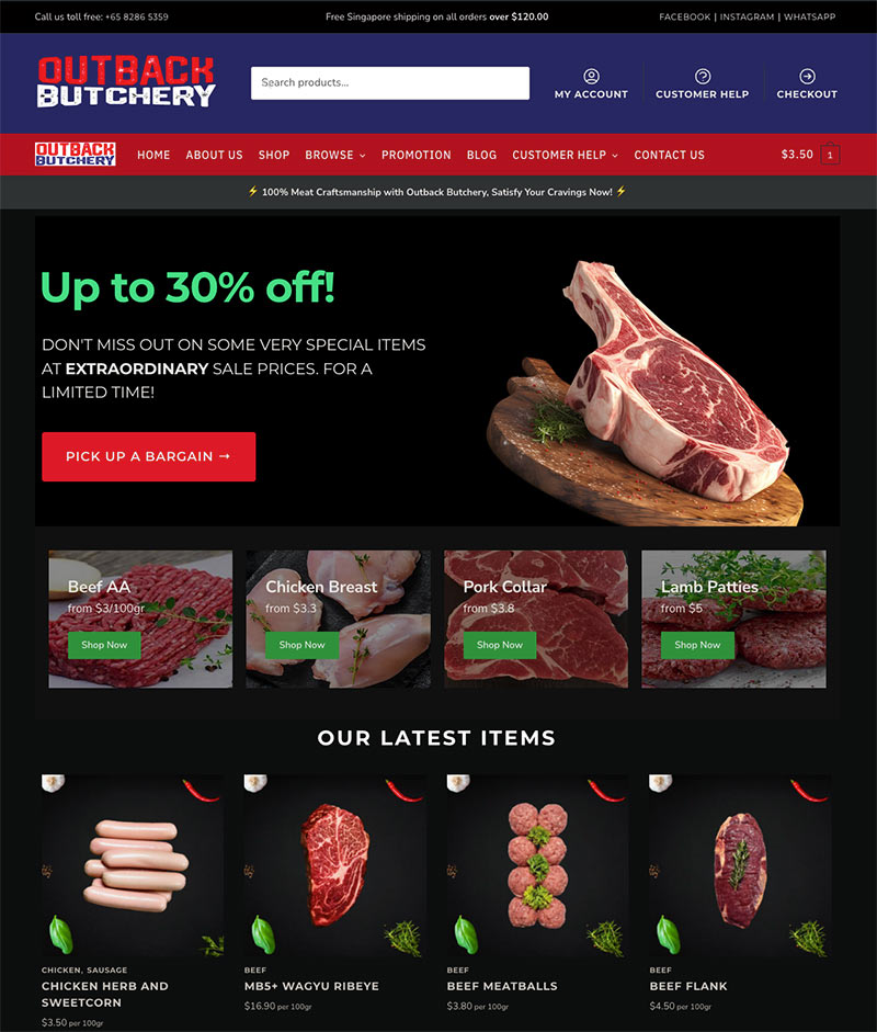 Outback Butchery Singapore Premium Online Meat Shop