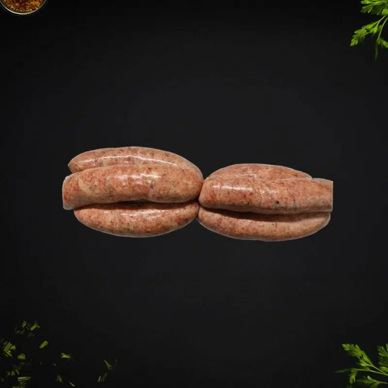Beef and Bacon Sausages